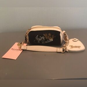 Juicy Couture The Key to Juicy Heart Shaped Mirror Dangle Bag.